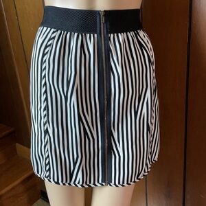 Silence+Noise Stripped Skirt